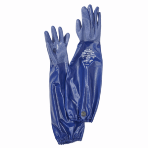 IBS-Schutzhandschuhe, NBR(Blau) für WD-100, inkl. Verschlussband